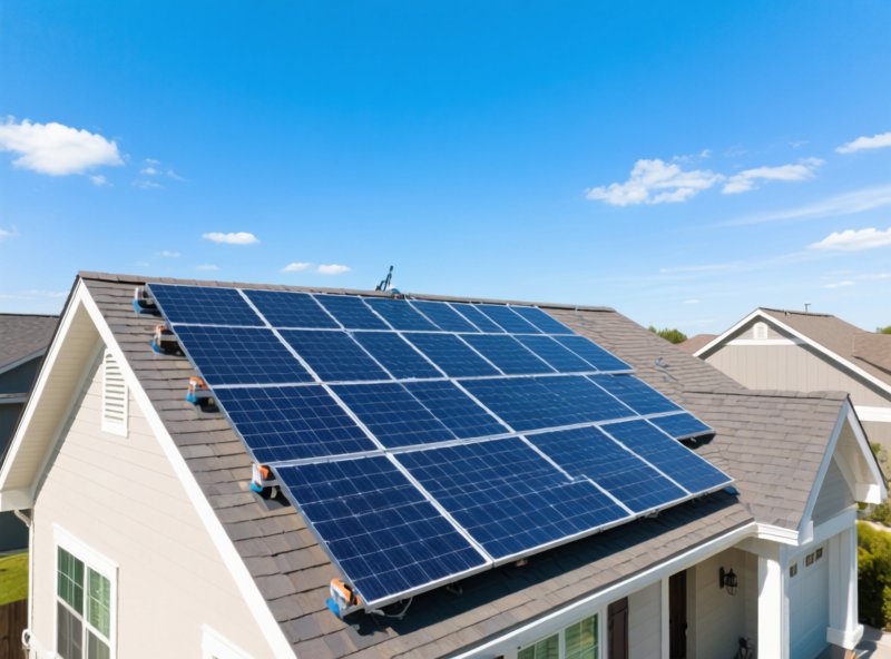 Residential Solar Roof Installation